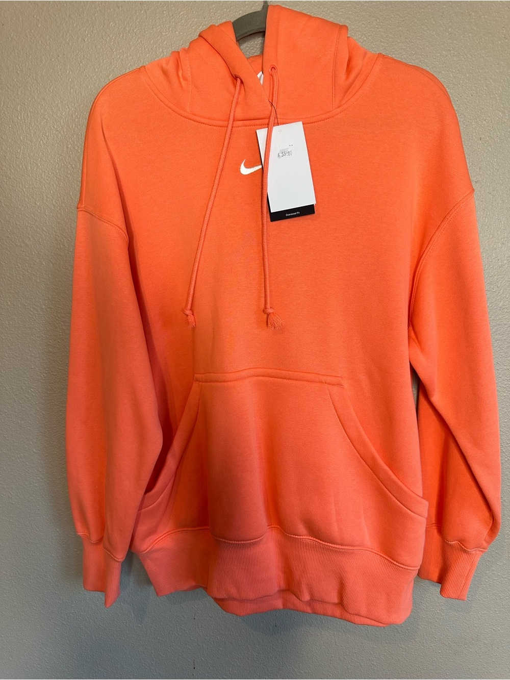 Nike Oversized hoodie, safety orange
